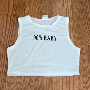 Cropped Tank top 90’s Baby